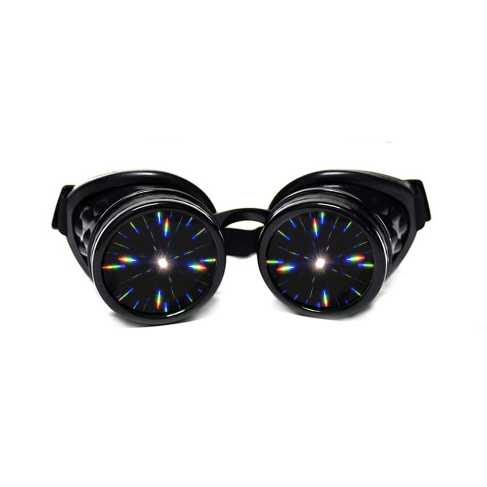Amazon.com: GloFX Black Padded Diffraction Goggles, Tinted